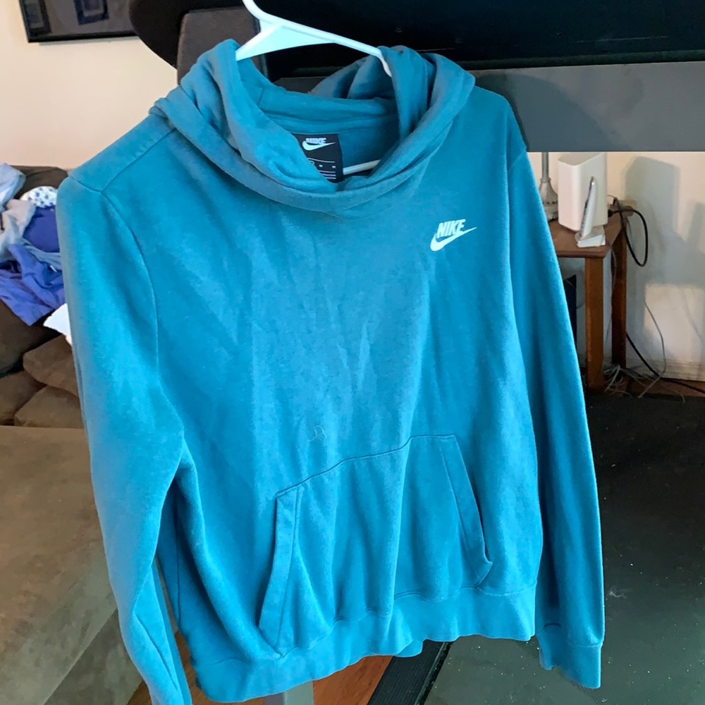 Nike teal sweatshirt. Size medium. :)